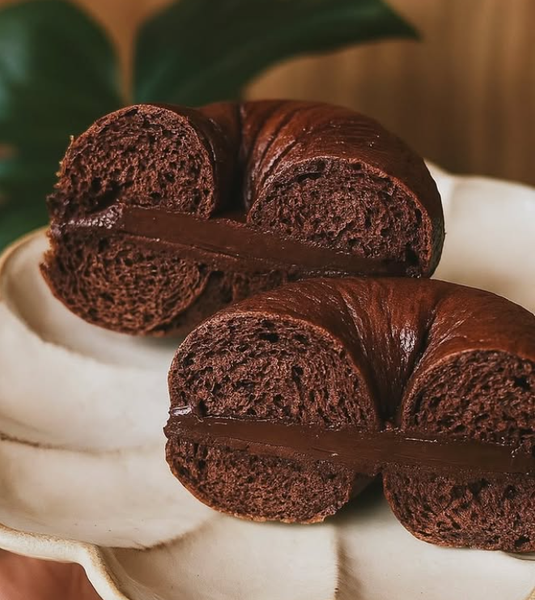 巧克力乳酪夾心貝果