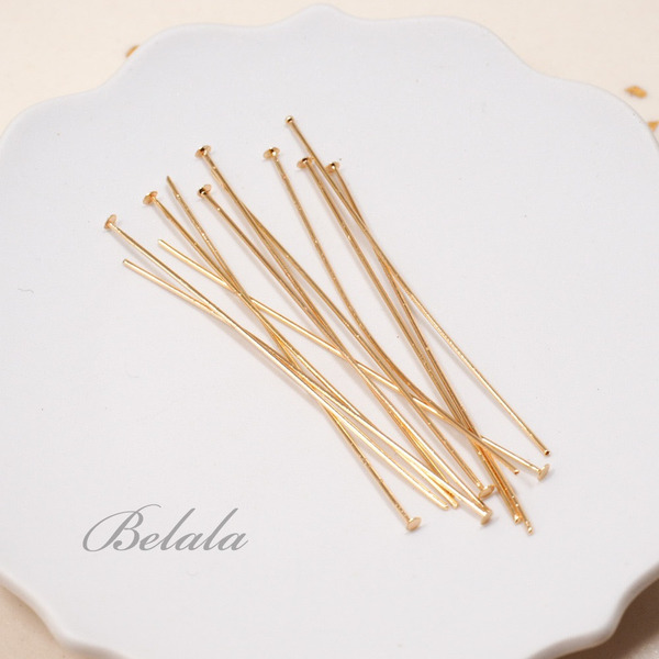 14K保色珠針/T字針(30入)