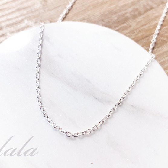 925純銀項鍊-18吋