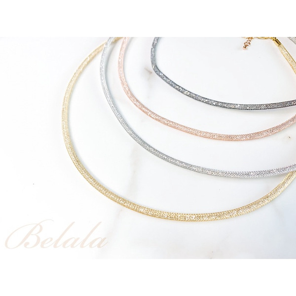 鍍銀百搭閃耀水晶項鍊✨