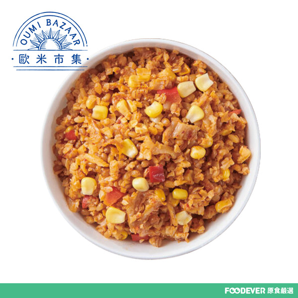 【歐米市集】韓式泡菜炒花椰米 200g《冷凍》