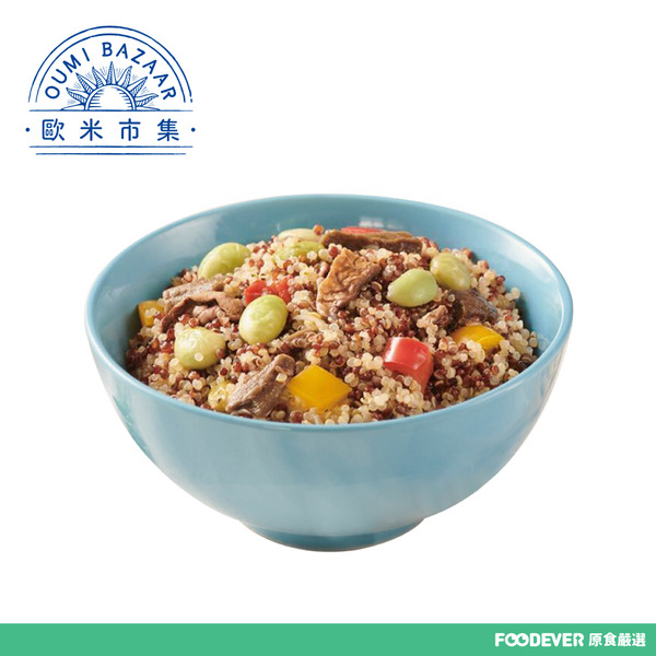 【歐米市集】香辣牛肝菌菇炒藜麥 200g《冷凍》