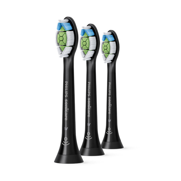 【PHILIPS 飛利浦】Sonicare 智能鑽石標準型刷頭3入組-黑HX6063/96