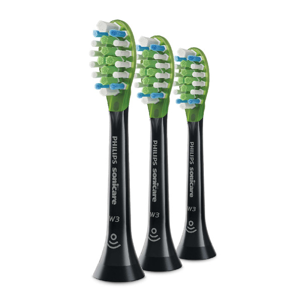 【PHILIPS 飛利浦】Sonicare 智臻亮白刷頭3入-黑(HX9063/96)
