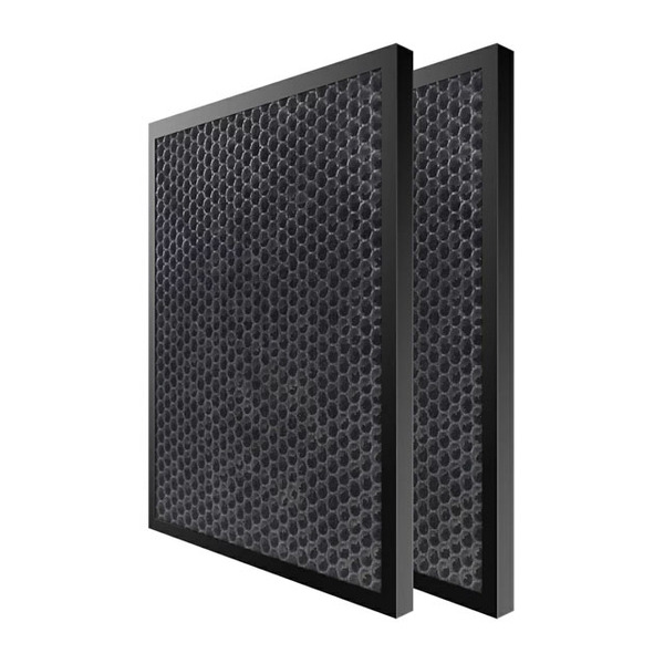 【Dustie 瑞典達氏】空氣清淨機專用椰殼活性碳濾網兩入-適用 DAC500Plus(DAFR-50CA-X2)