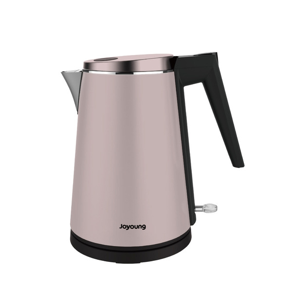 【JOYOUNG 九陽】雙層防燙不鏽鋼快煮壺-粉(K15-F2M)