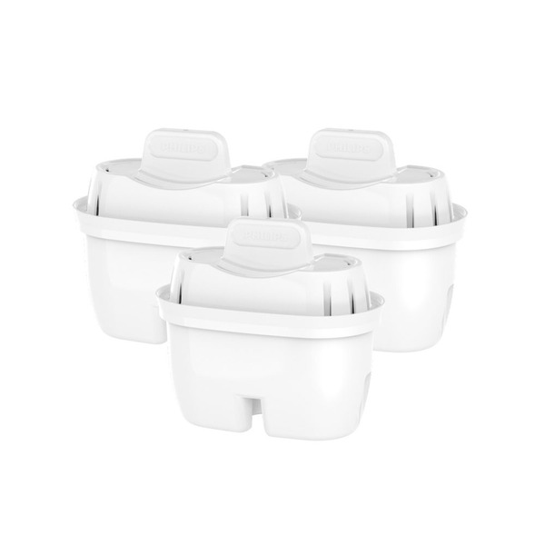 【PHILIPS 飛利浦】超濾淨水壺濾芯 三入組-通用版(AWP211)