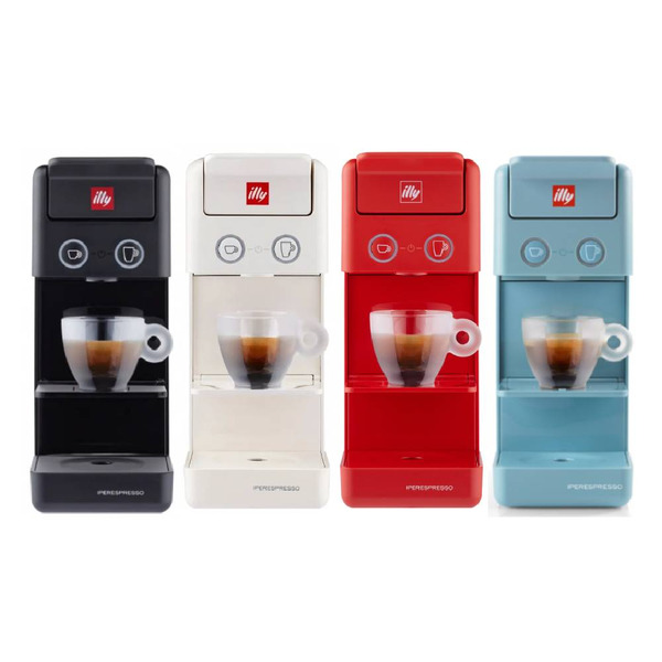【illy意利】Y3.3 iperEspresso 膠囊咖啡機 - 黑/白/紅/藍