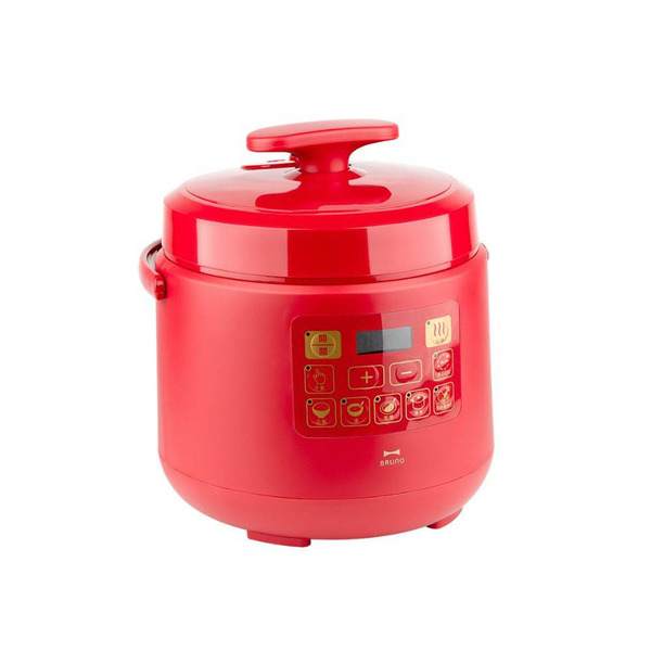 【BRUNO】復古多功能萬用鍋-蘋果紅(BOE058-RD)