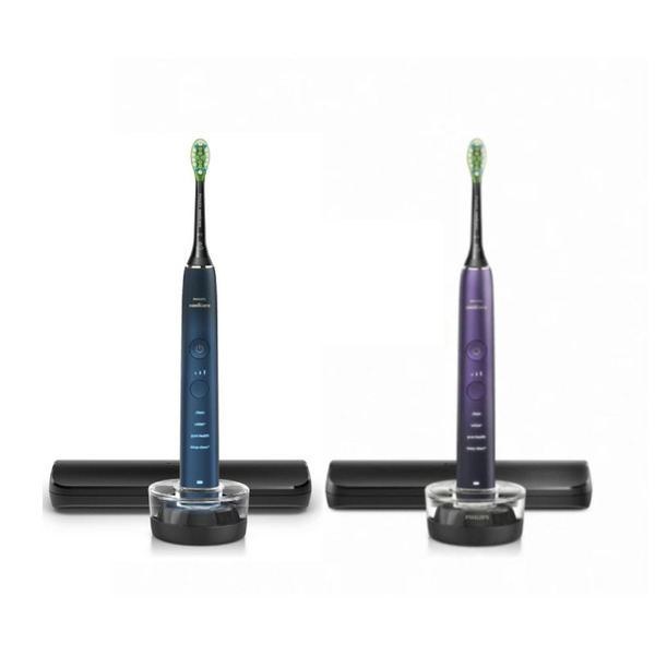 【PHILIPS 飛利浦】DiamondClean亮白隨行智能鑽石音波電動牙刷 藍鑽/紫鑽