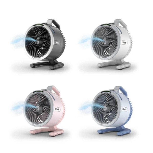 【SharkNINJA】HydroGO 無線涼感噴霧扇 霧黑/淺灰/粉紅/粉藍 (FA050)