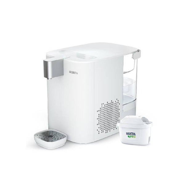 【BRITA】Cube Cool 冰霸方 瞬熱智能溫控 冰溫熱UVC滅菌開飲機 - 白 (含MXPRO LE S濾芯)