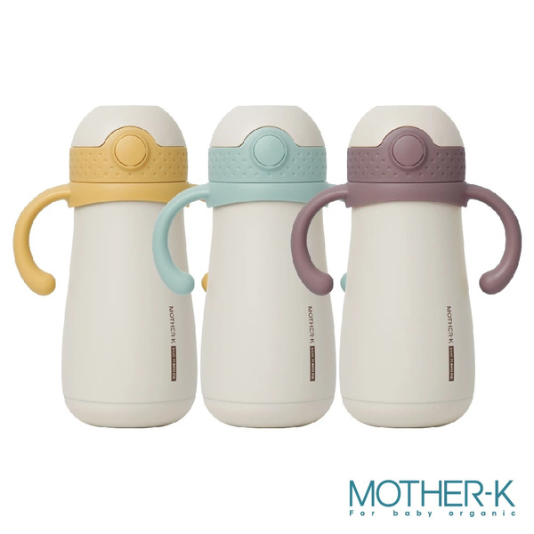韓國MOTHER-K 頂級不鏽鋼保溫/保冷學習杯 350ml