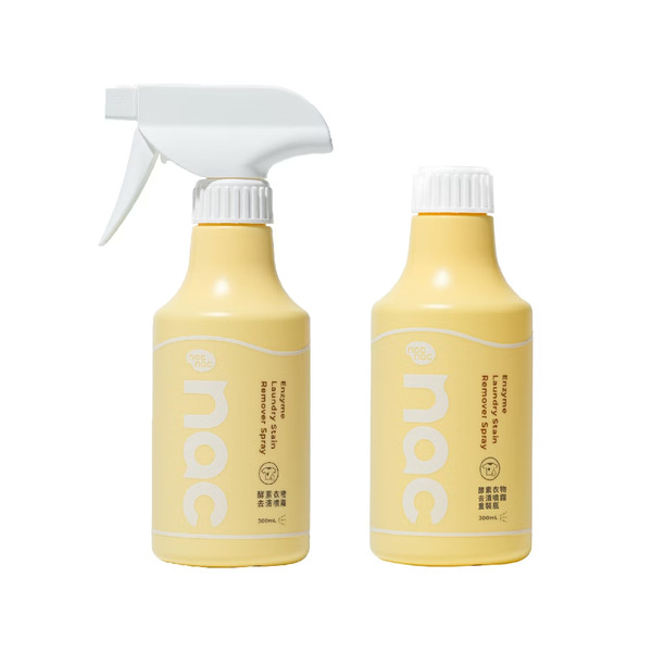 nac nac  酵素衣物去漬噴霧 1瓶+1重裝瓶