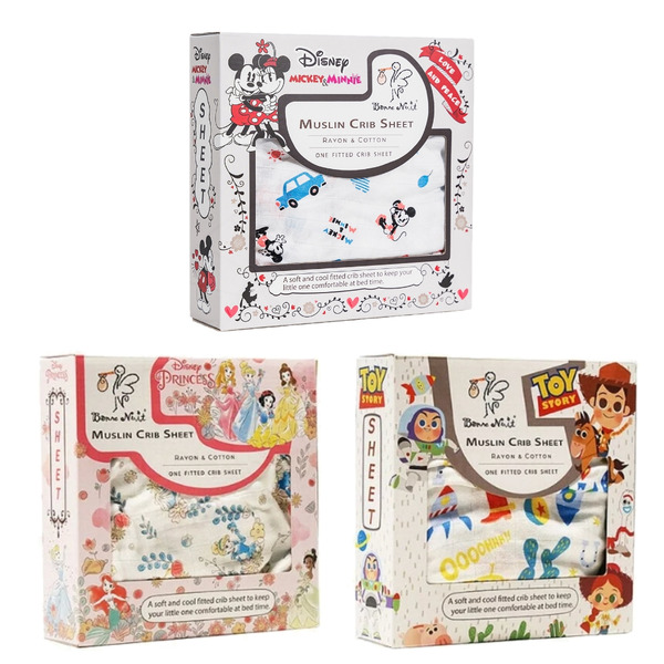 Bonne Nuit 迪士尼嬰兒床包