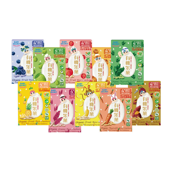 BABY SECRET 寶寶的秘密 有機米菓 4m+