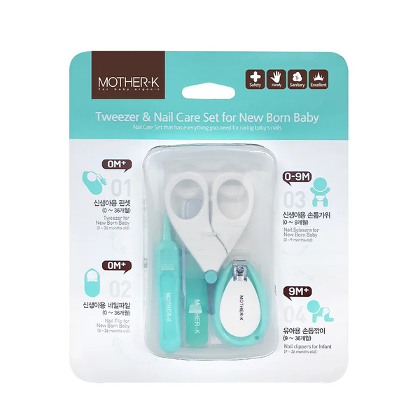 韓國MOTHER-K 寶寶成長修甲4件組