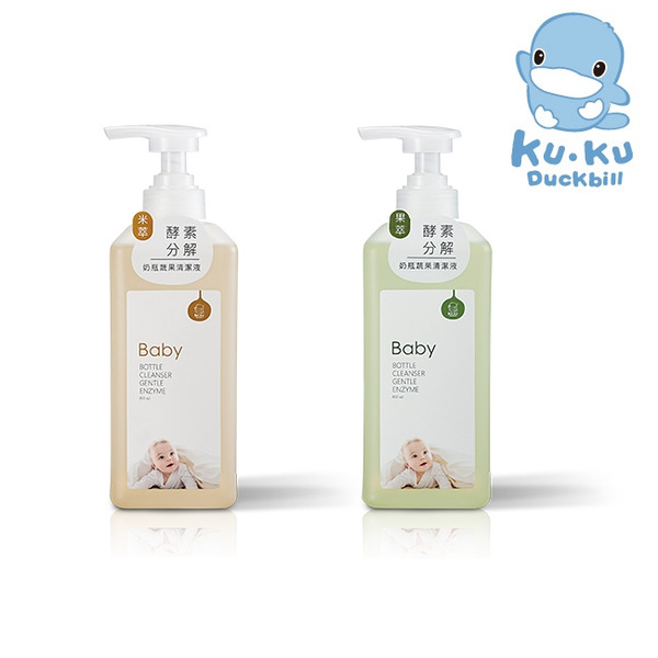 KU.KU 酷咕鴨 高分解酵素奶瓶蔬果清潔液 800ml