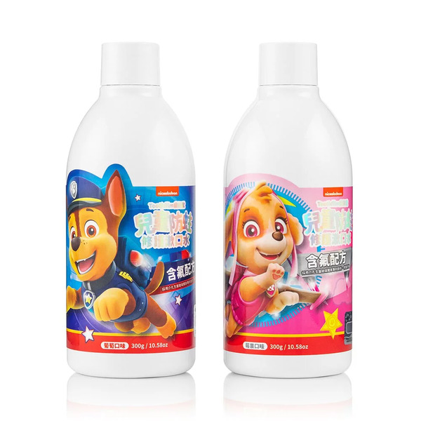 齒妍堂 汪汪隊立大功 兒童含氟防蛀修護漱口水