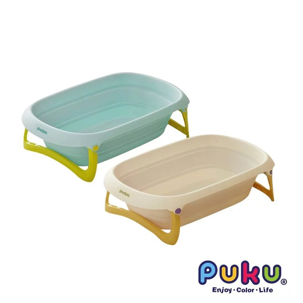 PUKU 藍色企鵝 日沐摺疊浴盆 (沐藍)