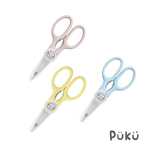 PUKU 藍色企鵝 可拆式不鏽鋼食物剪