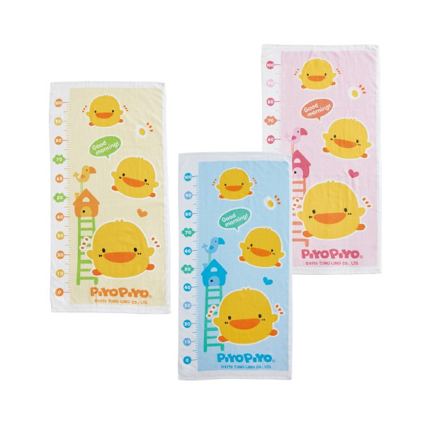 黃色小鴨PiYO PiYO  長方身高圖兩用巾