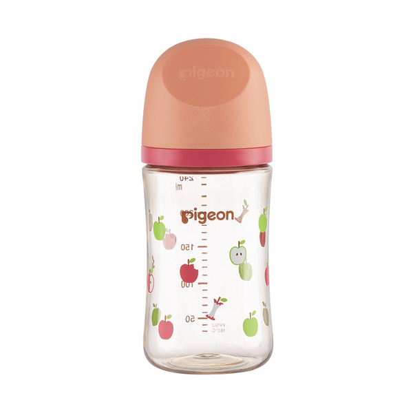 Pigeon第三代母乳實感PPSU奶瓶240ml-蘋果樂園