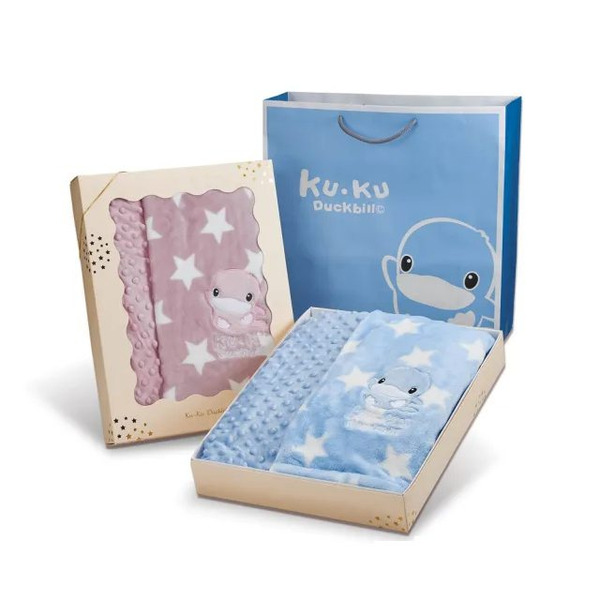 KU.KU 酷咕鴨 神奇荳荳安撫毯禮盒