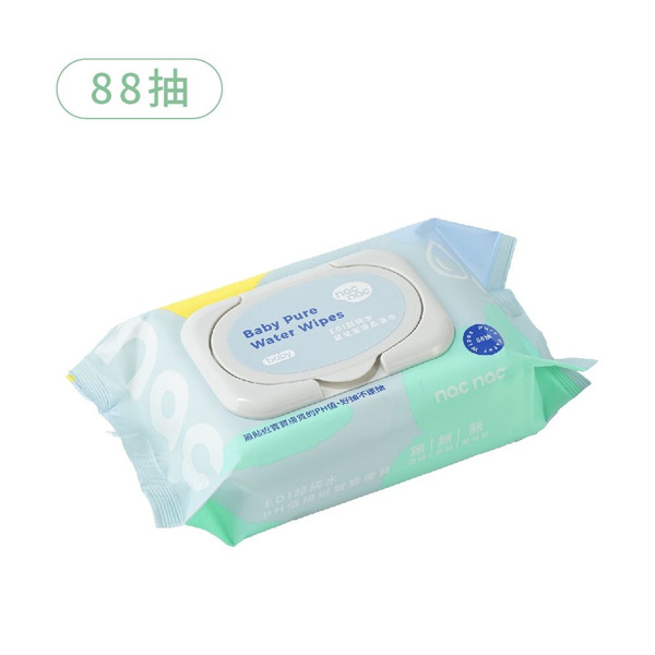 nac nac EDI嬰兒潔膚柔濕巾 88抽 (包)