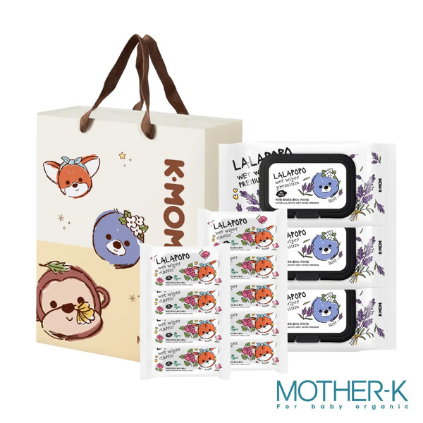 韓國MOTHER-K  LALAPOPO 花萃濕紙巾禮盒