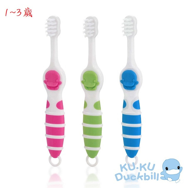 KU.KU 酷咕鴨 造型牙刷 3入