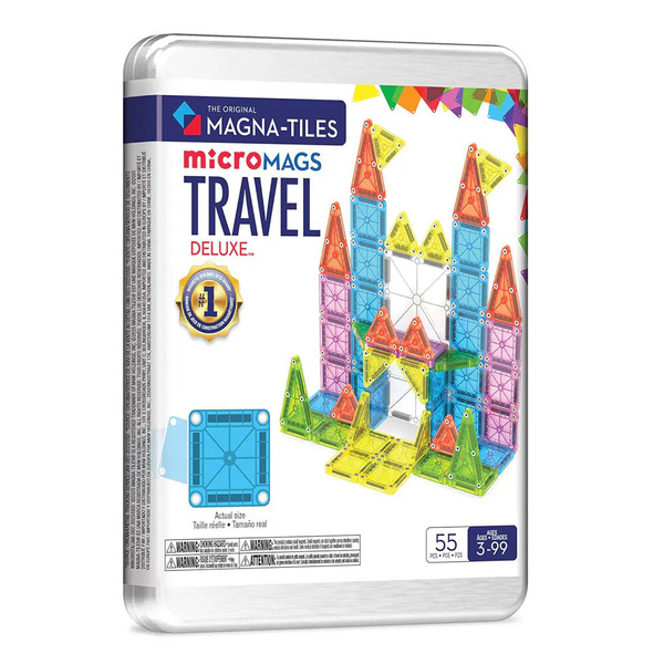 Magna-Tiles 迷你磁力積木 55片 豪華旅行套組