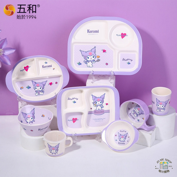 三麗鷗 酷洛米 庫洛米 餐具 食品級 兒童餐具 密胺 兒童餐盤 高顏值 可愛 輔食碗