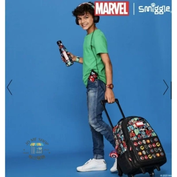 smiggle 現貨 正版🦸‍♂️🦸‍♀️🦸 Marvel 漫威 澳洲 🧬  書包 大容量 拉桿書包 蜘蛛人 禮物