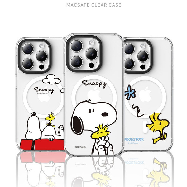 當天出 正版 韓國 SNOOPY 史努比 iphone 17 16 保護殼 蘋果 透明 磁吸 手機殼 MagSafe