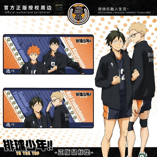 現貨 禮物  🏐  正版 官方授權 動漫 排球少年 日向翔陽 影山飛雄 周邊人物 桌面 鼠標墊 動漫 滑鼠墊