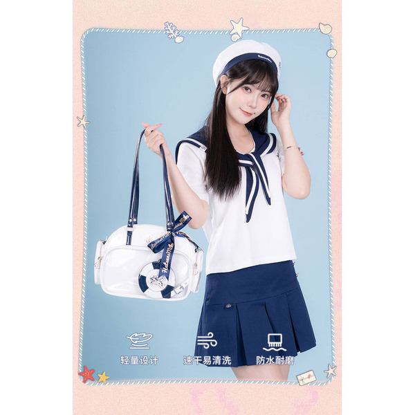 現貨👘官方授權  正版 初音未來 miku 潮汐之歌 肩包 斜掛 大容量 痛包 女生 二次元 穀子娃包