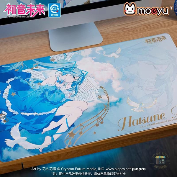 現貨 禮物 👘  官方授權 正品 Miku 初音未來  酣然夢景 滑鼠墊 大鼠標墊 遊戲 超大桌墊 二次元 動漫周邊
