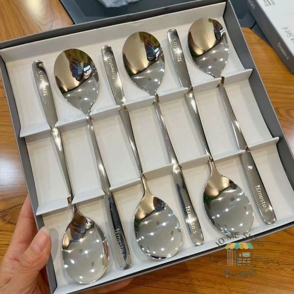 現貨 六件組🥄 🇩🇪 德國 Ernesto.s 精美不銹鋼湯杓 304不銹鋼 不鏽鋼 湯匙 叉子 勺子 禮物 叉子