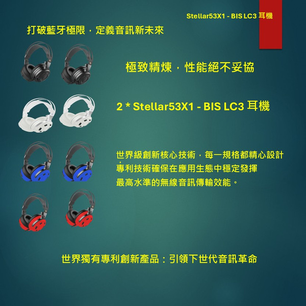 【限量】Stellar53X1 - BIS LC3 耳機_2入組