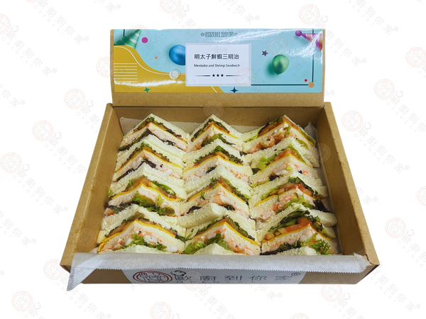 明太子鮮蝦三明治