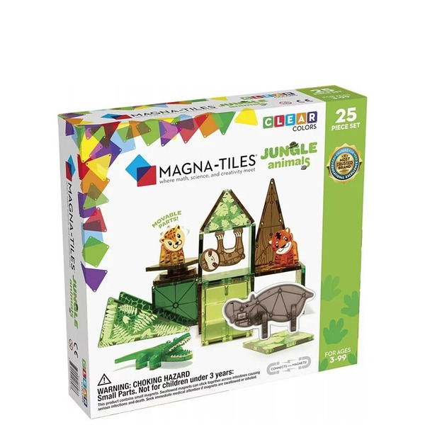Magna-Tiles®磁力積木25片-叢林動物