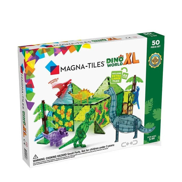 Magna-Tiles®磁力積木-恐龍世界 XL 50片
