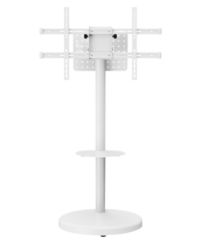 thehaam 可移動式+調整高度電視支架組, MS64-241L-W, 白色, 1個