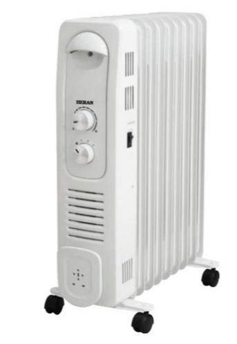 HERAN 禾聯 葉片式電暖器 9葉片 附烘衣架, HOH-15CR96Y, 機體尺寸24 x 63
