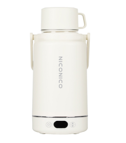 NICONICO 旅行用雙電壓熱水壺 NI-TK2419 1.2L, 白色, 1個