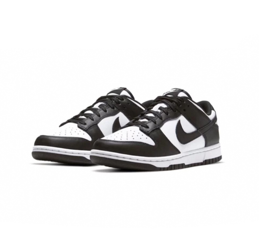 Nike 男款 Dunk Low 熊貓, DD1391-100, 27cm, 黑色 + 白色