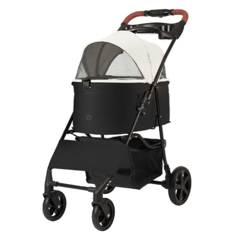 Lottie New Baron寵物一體式推車, 象牙白, 1個
