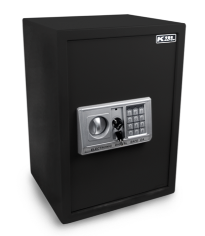 守護者保險箱 密碼保險箱 內雙層大空間 防盜三門栓 50EA-黑