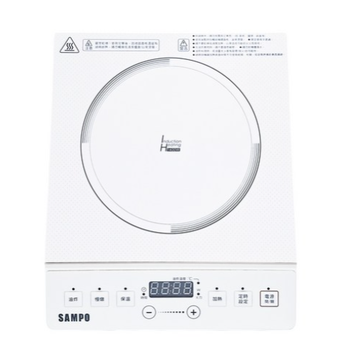 SAMPO 聲寶 微電腦變頻IH電磁爐, KM-VB14Q, 2.5kg, 1台